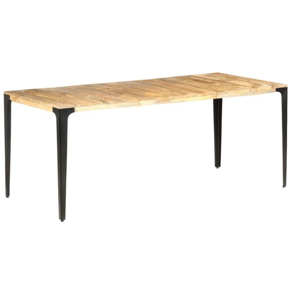 vidaXL Τραπεζαρία 180 x 90 x 76 εκ. από Μασίφ Ξύλο Μάνγκο
