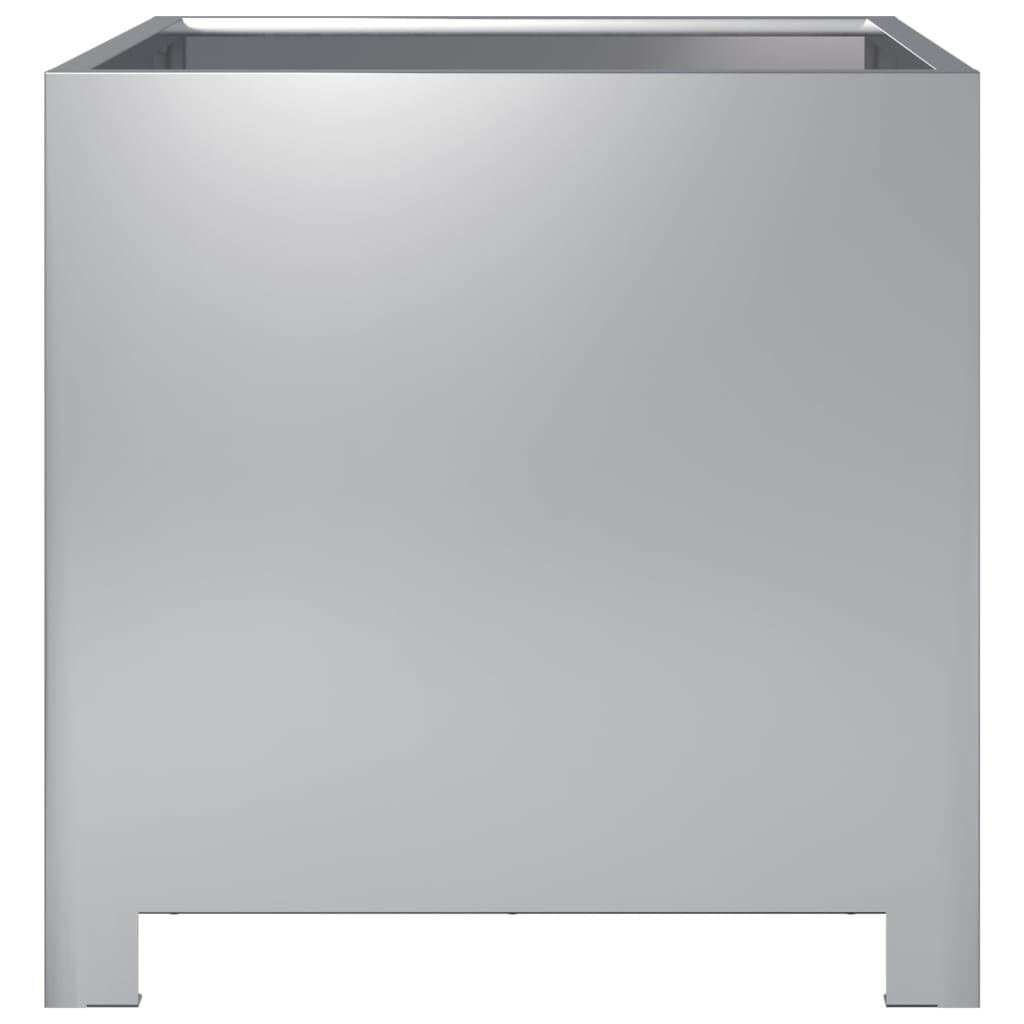 vidaXL Ζαρντινιέρα Κήπου 40x40x40 εκ. Γαλβανισμένο Χάλυβα