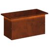 vidaXL &Zeta;&alpha;&rho;&nu;&tau;&iota;&nu;&iota;έ&rho;&alpha; &kappa;ή&pi;&omicron;&upsilon; &mu;&epsilon; LED &Sigma;&kappa; rusty 30 &times; 60 &times; 30 &epsilon;&kappa;
