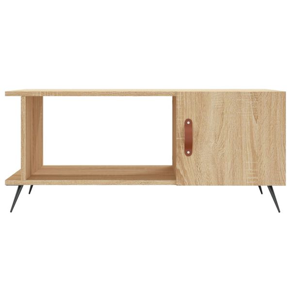 vidaXL Τραπεζάκι Σαλονιού Sonoma Δρυς 90x50x40 εκ. Επεξεργασμένο Ξύλο