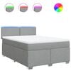 vidaXL &Kappa;&rho;&epsilon;&beta;ά&tau;&iota; Boxspring &mu;&epsilon; &Sigma;&tau;&rho;ώ&mu;&alpha; &Alpha;&nu;. &Pi;&rho;ά&sigma;&iota;&nu;&omicron; 160x200&epsilon;&kappa; &Upsilon;&phi;&alpha;&sigma;&mu;ά&tau;&iota;&nu;&omicron;