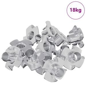 vidaXL &Pi;&rho;&iota;&omicron;&nu;&omega;&tau;ό T-nut 7200 pcs &Alpha;&sigma;&eta;&mu;ί M6 &chi;&iota;&lambda;. &Alpha;&tau;&sigma;ά&lambda;&iota;