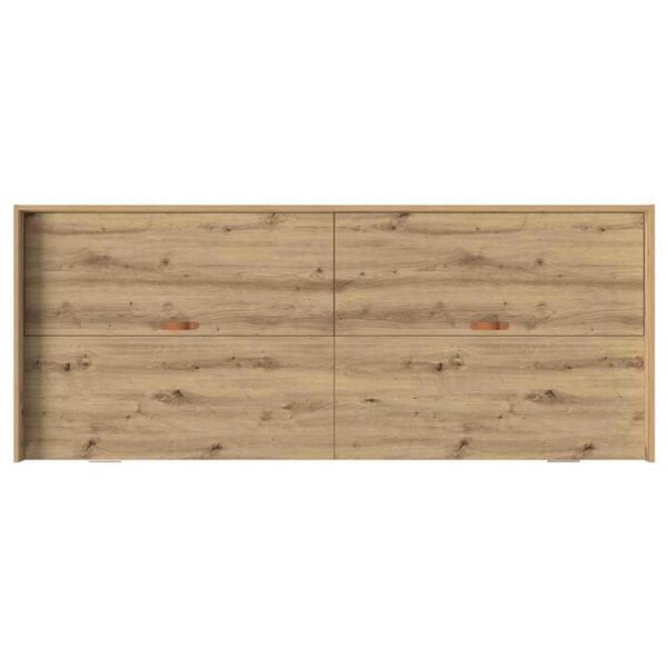 Κρεβάτι με αποθηκευτικό χώρο με κεφαλάρι Artisan Oak 75 x 190 cm