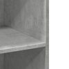 vidaXL Ντουλάπι Γκρι Σκυροδέματος 70x41x185 εκ. Επεξεργασμένο Ξύλο