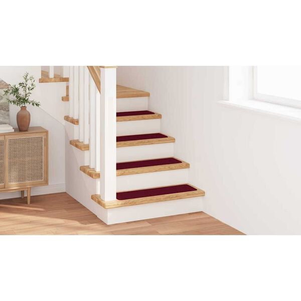 vidaXL Σκαλοπάτια 15 pcs Μπορντό 75 x 20 cm Πολυπροπυλένιο