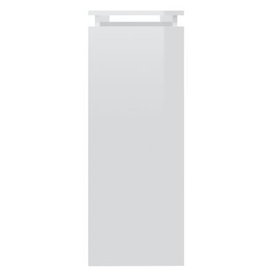 vidaXL Τραπεζάκι Κονσόλα Γυαλιστερό Λευκό 102 x 30 x 80 εκ Μοριοσανίδα