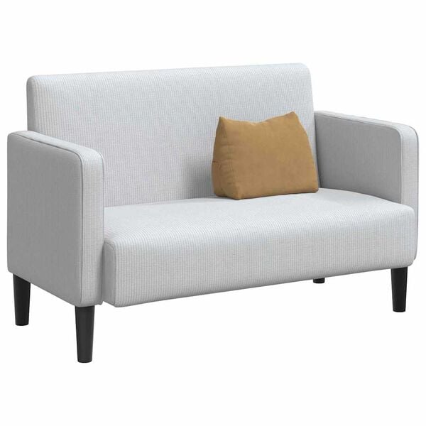 vidaXL Μαξιλάρι Πλάτης Καφέ 45 x 20 x 35 εκ. Υφασμάτινο Κορντουρά