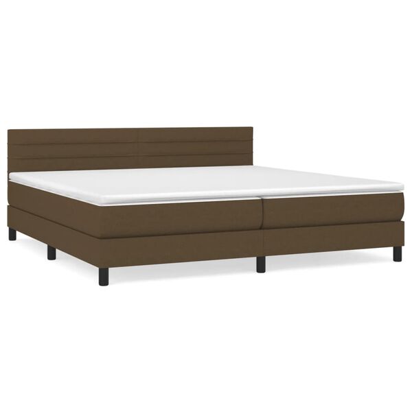 vidaXL &Kappa;&rho;&epsilon;&beta;ά&tau;&iota; Boxspring &mu;&epsilon; &Sigma;&tau;&rho;ώ&mu;&alpha; &Sigma;&kappa;&omicron;ύ&rho;&omicron; &Kappa;&alpha;&phi;έ 200x200 &epsilon;&kappa;. &Upsilon;&phi;&alpha;&sigma;&mu;ά&tau;&iota;&nu;&omicron;