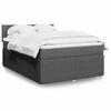 vidaXL &Kappa;&rho;&epsilon;&beta;ά&tau;&iota; Boxspring &mu;&epsilon; &Sigma;&tau;&rho;ώ&mu;&alpha; &Sigma;&kappa;&omicron;ύ&rho;&omicron; &Gamma;&kappa;&rho;&iota; 140x200 &epsilon;&kappa; &Upsilon;&phi;&alpha;&sigma;&mu;ά&tau;&iota;&nu;&omicron;