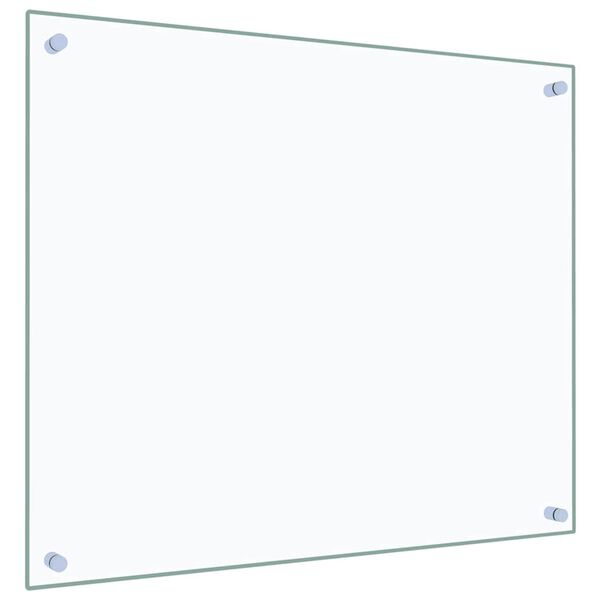 vidaXL Πλάτη Κουζίνας Διαφανής 70 x 60 εκ. από Ψημένο Γυαλί