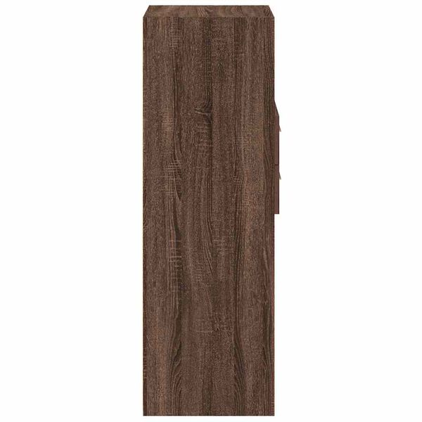 vidaXL Ντουλάπι Καφέ Δρυς 50x42,5x124 εκ. από Επεξεργασμένο Ξύλο