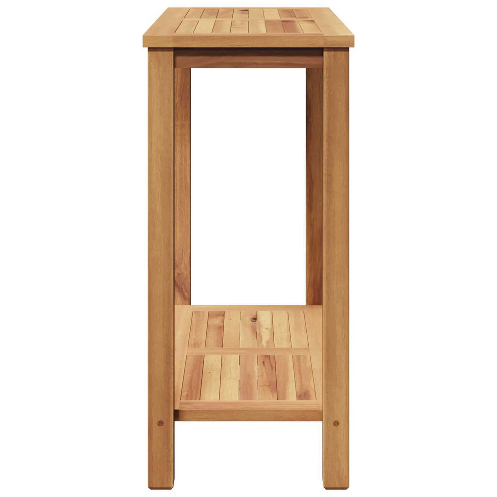 vidaXL Τραπέζι κονσόλας Καφέ 85 x 35 x 75 εκ Μασίφ ξύλο teak