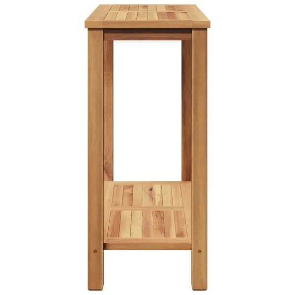 vidaXL Τραπέζι κονσόλας Καφέ 85 x 35 x 75 εκ Μασίφ ξύλο teak