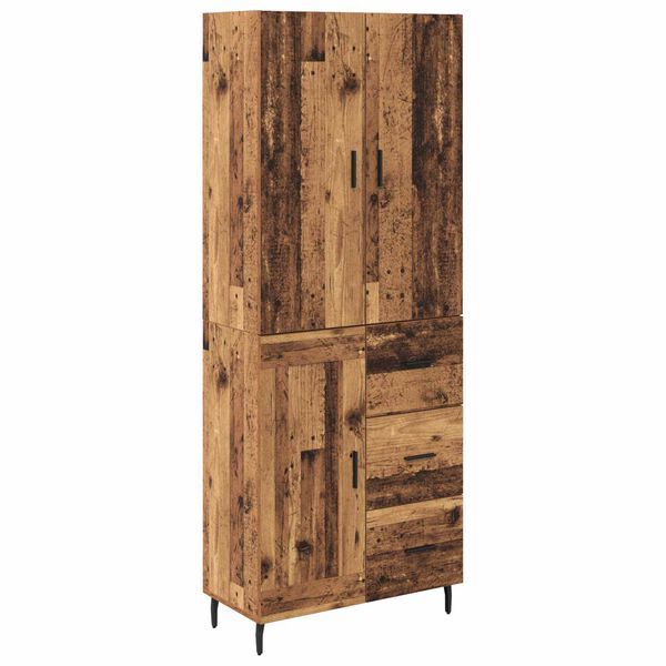 vidaXL Highboard &mu;&epsilon; &sigma;&upsilon;&rho;&tau;ά&rho;&iota; 2 pcs &Pi;&alpha;&lambda;&iota;ό &Xi;ύ&lambda;&omicron; &Sigma;ύ&nu;&theta;&epsilon;&tau;&omicron; &Xi;ύ&lambda;&omicron; &kappa;&alpha;&iota; &Gamma;&upsilon;&alpha;&lambda;ί