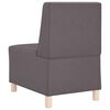 vidaXL Μοναδικός Καναπές χωρίς Χερούλια 2 pcs Γκρι 55 x 74 x 82 εκ.