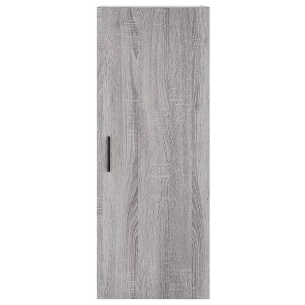 vidaXL Μπουφές Sonoma Γκρι 34,5 x 34 x 180 εκ. από Επεξεργασμένο Ξύλο