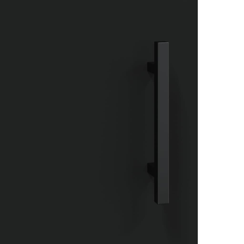vidaXL Έπιπλο Τηλεόρασης Μαύρο 150x30x50 εκ. Επεξεργασμένο Ξύλο