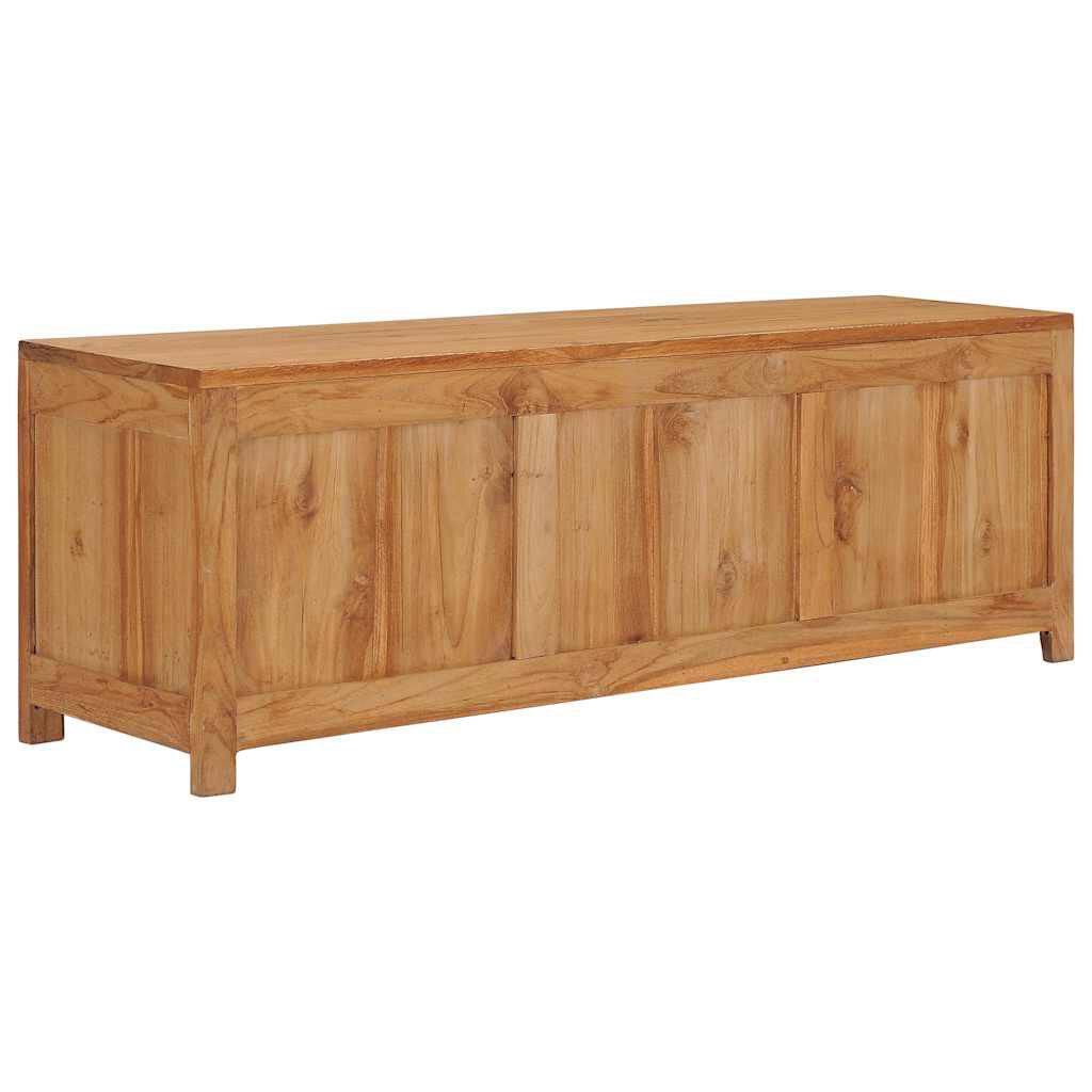 vidaXL Έπιπλο Τηλεόρασης 120 x 30 x 40 εκ. από Μασίφ Ξύλο Teak