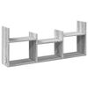 vidaXL Ντουλάπι Τοίχου Γκρι Sonoma 100x18x40 εκ. Επεξεργασμένο Ξύλο