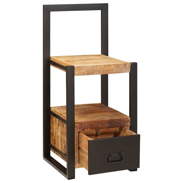 vidaXL Βάση Ρούχων με συρτάρι Καφέ 40 x 40 x 90 cm Μασίφ ξύλο μάνγκο