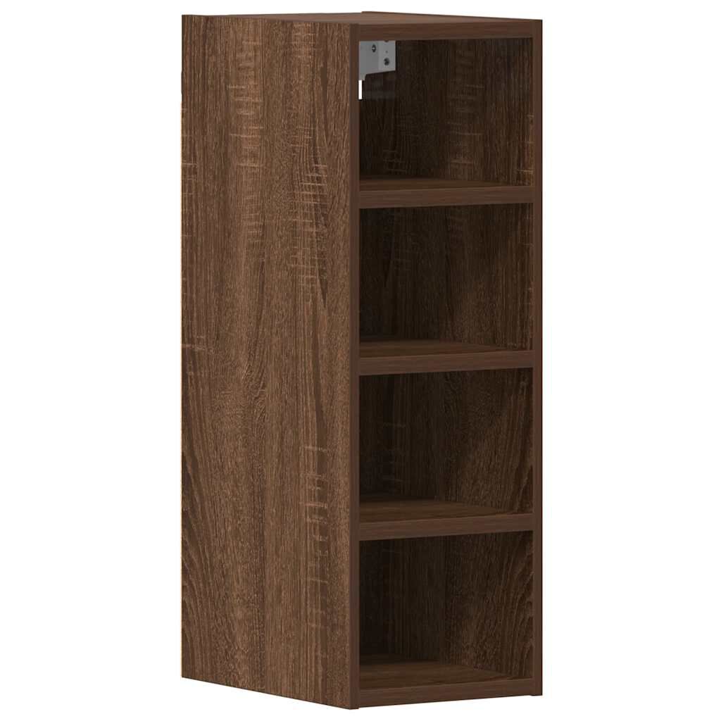 vidaXL κρεμαστό ντουλάπι Riga καφέ δρυς 20x29,5x60 cm Ξύλο μηχανής