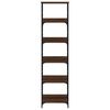 vidaXL Βιβλιοθήκη Καφέ Δρυς 50 x 33 x 188,5 εκ. Επεξεργασμένο Ξύλο