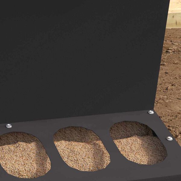 vidaXL &Tau;&alpha;ΐ&sigma;&tau;&rho;&alpha; &kappa;&omicron;&tau;ό&pi;&omicron;&upsilon;&lambda;&omega;&nu; &Mu;&alpha;ύ&rho;&omicron; 40 x 40 x 45 cm &Psi;&upsilon;&chi;&rho;ή&sigmaf; Έ&lambda;&alpha;&sigma;&eta;&sigmaf; &Chi;ά&lambda;&upsilon;&beta;&alpha;&sigmaf;