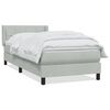 vidaXL Box Spring &kappa;&rho;&epsilon;&beta;ά&tau;&iota; &mu;&epsilon; &sigma;&tau;&rho;ώ&mu;&alpha; &alpha;&nu;&omicron;&iota;&chi;&tau;ό &gamma;&kappa;&rho;&iota; 80x220 cm &Beta;&epsilon;&lambda;&omicron;ύ&delta;&iota;&nu;&omicron;