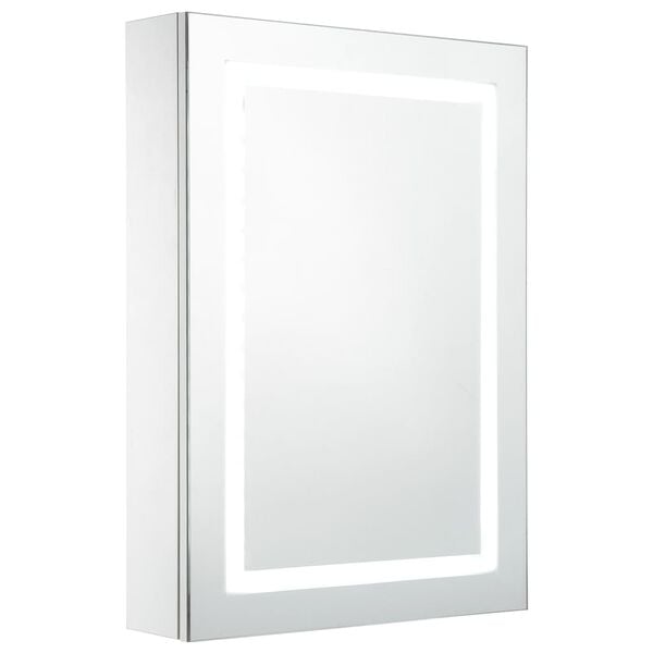 vidaXL Ντουλάπι Μπάνιου με Καθρέφτη και Φωτισμό LED 50 x 13 x 70 εκ.
