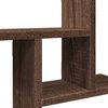 vidaXL Ραφιέρες Τοίχου 2 τεμ. Καφέ Δρυς 38x12x38εκ. Επεξεργασμένο Ξύλο