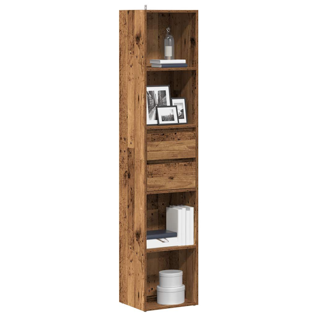 ντουλάπι βιβλίων vidaXL Παλιό ξύλο 36x30x171 cm Κατασκευασμένο ξύλο