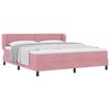 vidaXL &Kappa;&rho;&epsilon;&beta;ά&tau;&iota; &mu;&epsilon; &epsilon;&lambda;&alpha;&tau;ή&rho;&iota;&alpha; &mu;&epsilon; &kappa;&epsilon;&phi;&alpha;&lambda;ά&rho;&iota; &Rho;&omicron;&zeta; 180 x 200 cm &Beta;&epsilon;&lambda;&omicron;ύ&delta;&omicron;