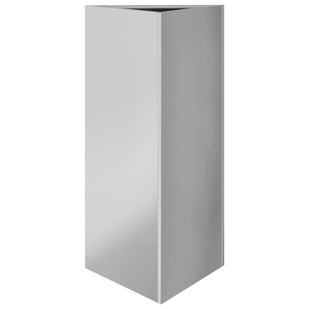 vidaXL Ζαρντινιέρα Κήπου Τρίγωνο 40x40x75 εκ Γαλβ. Ατσάλι