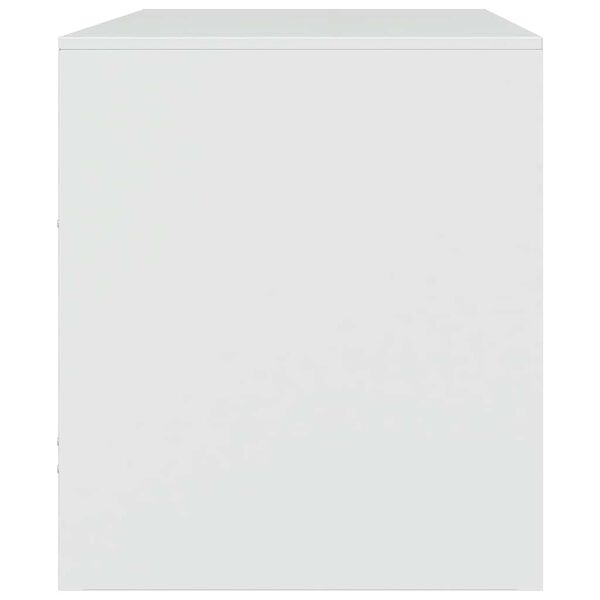 vidaXL Έπιπλα Τηλεόρασης 2 τεμ. Λευκό 67 x 39 x 44 εκ. από Χάλυβα