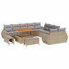 vidaXL &Sigma;&epsilon;&tau; &Kappa;&alpha;&nu;&alpha;&pi;έ &Kappa;ή&pi;&omicron;&upsilon; &mu;&epsilon; &mu;&alpha;&xi;&iota;&lambda;ά&rho;&iota; 13 pcs &mu;&pi;&epsilon;&zeta; &kappa;&alpha;&iota; &alpha;&nu;&omicron;&iota;&chi;&tau;ό &gamma;&kappa;&rho;&iota;