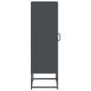 vidaXL Highboard Ανθρακί 36x39x123 cm Ατσάλι ψυχρής έλασης
