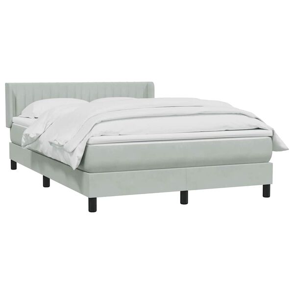 vidaXL &Kappa;&rho;&epsilon;&beta;ά&tau;&iota; Boxspring &mu;&epsilon; &Sigma;&tau;&rho;ώ&mu;&alpha; &Alpha;&nu;&omicron;&iota;&chi;&tau;ό &Gamma;&kappa;&rho;&iota; 140x210 &epsilon;&kappa;. &Beta;&epsilon;&lambda;&omicron;ύ&delta;&iota;&nu;&omicron;
