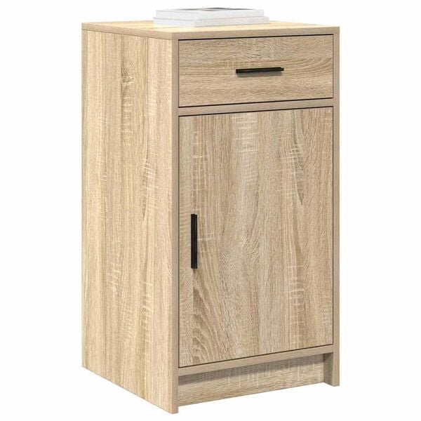 vidaXL Πλαϊνό γραφείο Sonoma Δρυς 40 x 40.5 x 75 εκ Επεξεργασμένο ξύλο