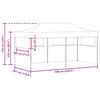 vidaXL Τέντα Εκδηλώσεων Pop-up Πτυσσόμενη Κρεμ 3 x 6 μ.