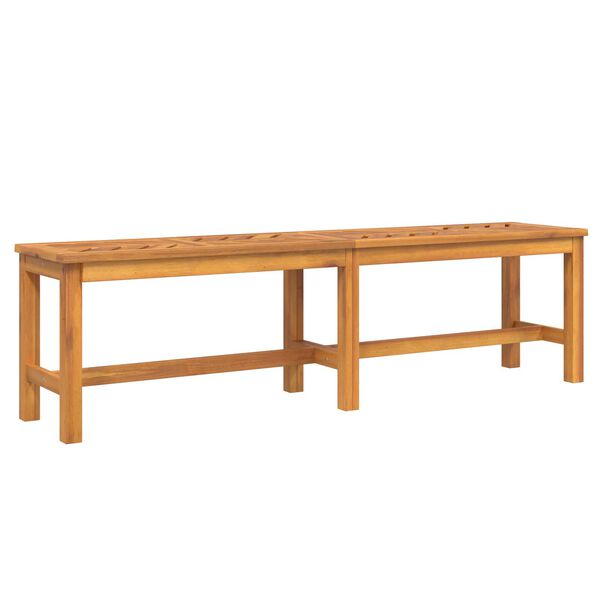 vidaXL Σέτ φαγητού για κήπο 5 pcs Καφέ 150 x 90 x 74 cm