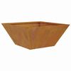vidaXL Γλάστρα Κήπου 5 pcs Σκ rusty 35 x 35 x 15 εκ.