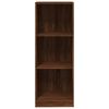 vidaXL Βιβλιοθήκη με 3 Ράφια Καφέ Δρυς 40x24x109 εκ. Επεξεργ. Ξύλο