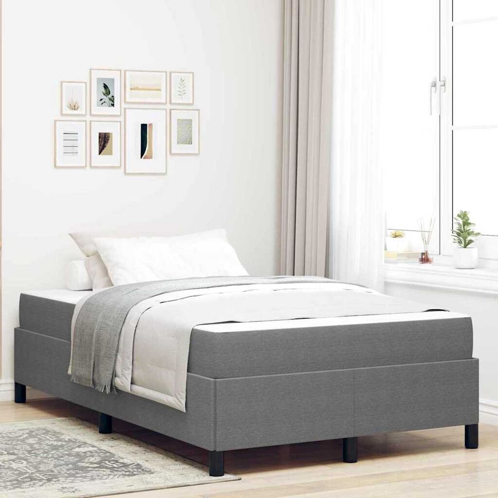 vidaXL Σκελετός Κρεβατιού Ανοιχτό γκρι 120 x 200 cm Βελούδο