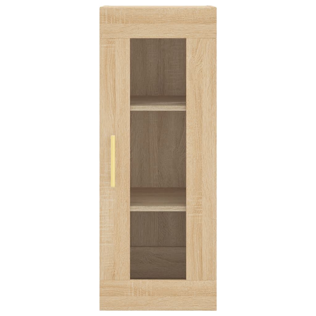 vidaXL Μπουφές Sonoma δρυς 34,5 x 34 x 180 εκ. από Επεξεργασμένο Ξύλο