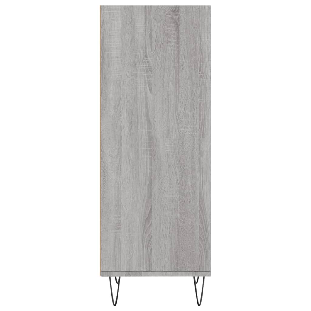 vidaXL Ντουλάπι Γκρι sonoma 34,5x32,5x90εκ. από Επεξεργασμένο Ξύλο