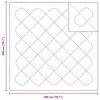 vidaXL Σετ Κουβέρτας με μαξιλάρι 3 pcs Λευκό 200 x 200 cm Μικροΐνες