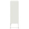 vidaXL Ραφιέρα Λευκή 68,5x38,5x123,5 εκ. από Ατσάλι