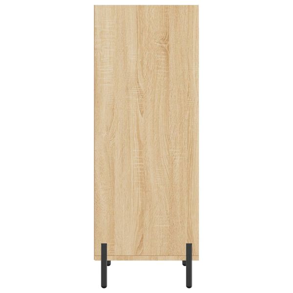 vidaXL Ντουλάπι Sonoma Δρυς 34,5x32,5x90 εκ. από Επεξεργασμένο Ξύλο