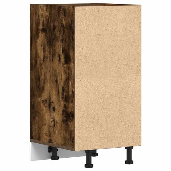 vidaXL Κάτω ντουλάπι Riga καπνιστή δρυς 40x44,5x81,5 cm