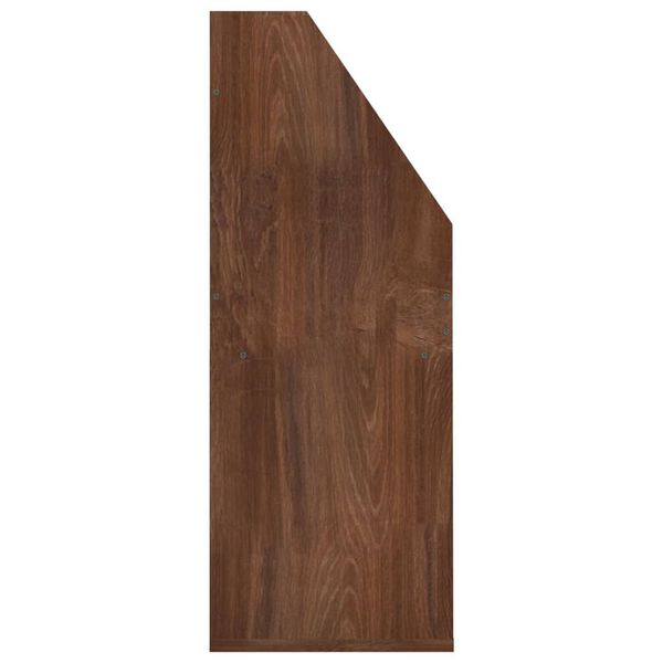 vidaXL Παιδικό Ράφι Περιοδικών Καφέ Δρυς 71x30x78,5 εκ. Επεξεργ. ξύλο
